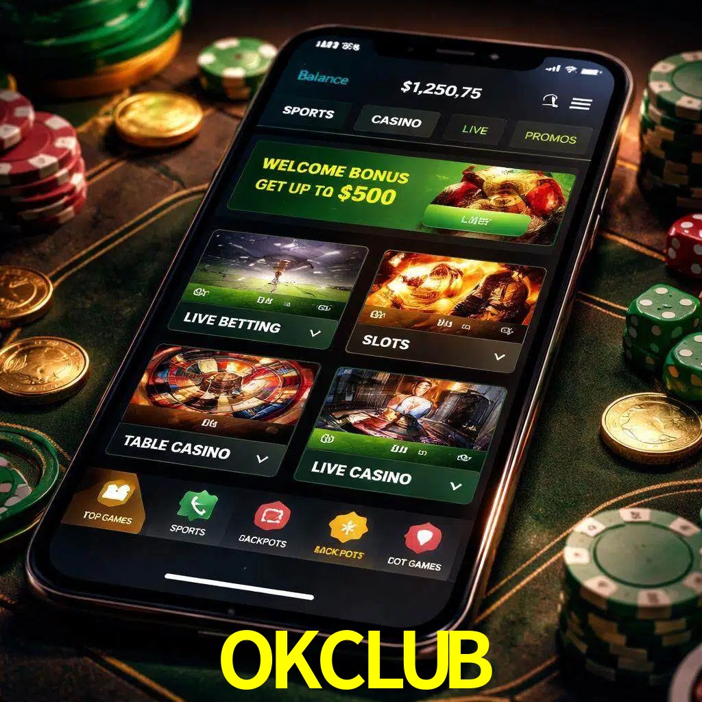 Diseño de juegos móviles OKCLUB para usuarios en México